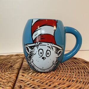 New Dr. Seuss The Cat In The Hat Figure 18 oz. Ceramic Oval Mug Whimsical